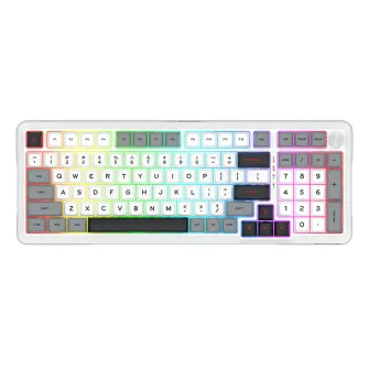 Gejmerske tastature - Bragi Pro K688 Wired/2.4G/BT Mechanical Keyboard White