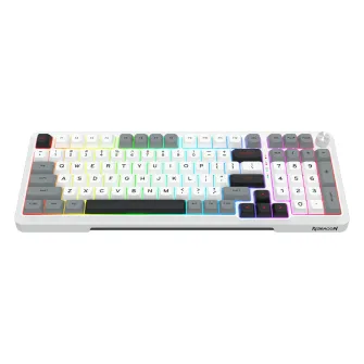Gejmerske tastature - Bragi Pro K688 Wired/2.4G/BT Mechanical Keyboard White
