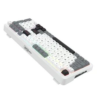 Gejmerske tastature - Bragi Pro K688 Wired/2.4G/BT Mechanical Keyboard White