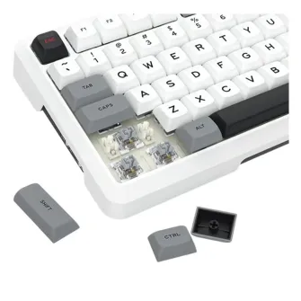 Gejmerske tastature - Bragi Pro K688 Wired/2.4G/BT Mechanical Keyboard White