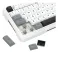 Bragi Pro K688 Wired/2.4G/BT Mechanical Keyboard White