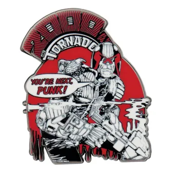 Merchandise razno - 2000 AD Judge Dredd You’re Next Punk Pin Badge