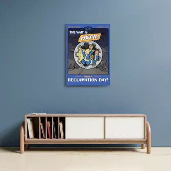 Merchandise razno - Fallout Reclamation Day A3 Art Print