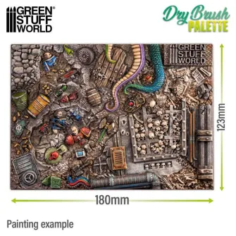 Warhammer pribor i oprema - Dry Brush Palette