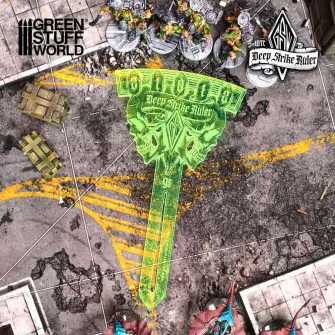 Warhammer pribor i oprema - Deep Strike Ruler Template 9
