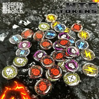 Warhammer pribor i oprema - WTC Tokens set (x35) (compatible 40k WTC)