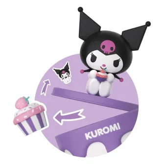 Akcione figure - Hello Kitty and Friends - Strawberry Cake Surprise Capsule - Kuromi