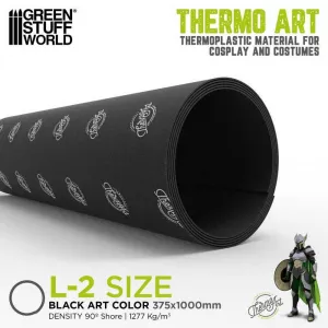 Thermoart Thermoplastic (L-2) 375 mm x 1000 mm - BLACK