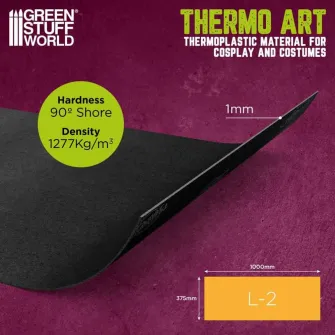 Warhammer pribor i oprema - Thermoart Thermoplastic (L-2) 375 mm x 1000 mm - BLACK
