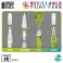 Refillable marker - 0,7mm (Pack x6)