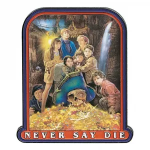 The Goonies 40th Anniversary Never Say Die Pin Badge