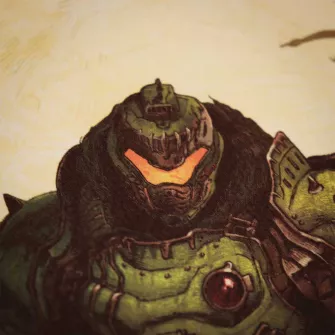 Merchandise razno - DOOM: The Dark Ages Limited Edition A3 Art Print