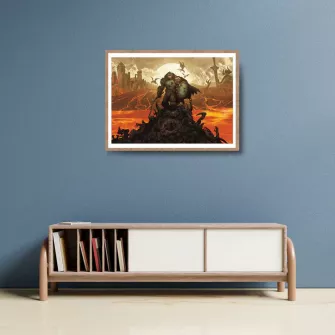 Merchandise razno - DOOM: The Dark Ages Limited Edition A3 Art Print