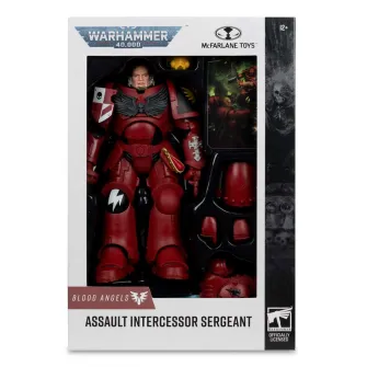 Akcione figure - Warhammer 40,000 Action Figure Assault Intercessor Sergeant (Blood Angel) (18 cm)
