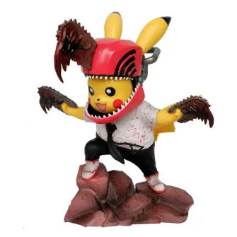 Akcione figure - Pokemon - Chainsaw man Pikachu