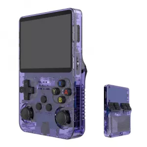 Retro konzole - Gaming Console - R36S Handheld Console (purple)