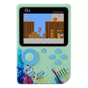 Retro konzole - Gaming Console - G5 Handheld Console (Green-Blue)