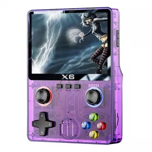 Retro konzole - Gaming Console - X6 Handheld Console (Purple)