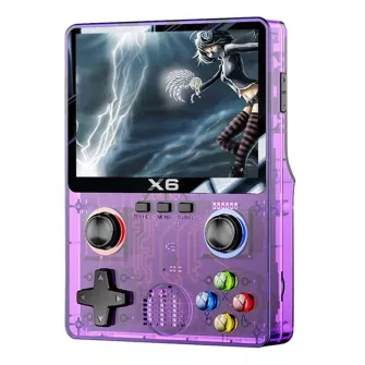 Retro konzole - Gaming Console - X6 Handheld Console (Purple)