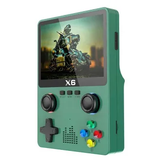 Retro konzole - Gaming Console - X6 Handheld Console (Green)