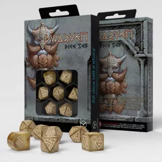 Merchandise razno - Dwarven Dice Set: Gold
