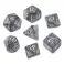 Classic RPG Dice Set: Smoky & White