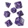 Classic RPG Dice Set: Lavender & White