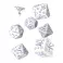 Japanese Dice Set: Blue Star Lotus