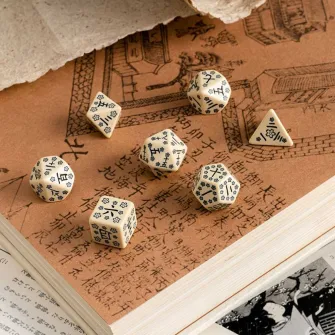 Merchandise razno - Japanese Dice Set: Last Words Stone