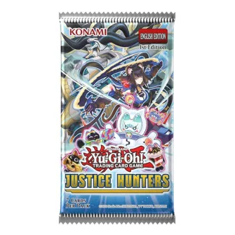 Kolekcionarske kartice - Yu-Gi-Oh! TCG: Justice Hunters Booster (Single pack)