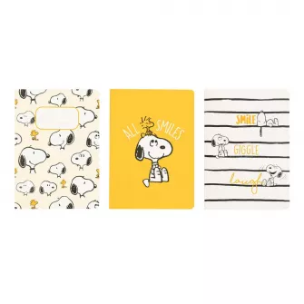 Notesi i olovke - Sveska A6 set 3 - Snoopy, Lazy Day