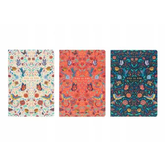 Notesi i olovke - Agenda A5 set 3 - Frida Kahlo, Viva La Vida