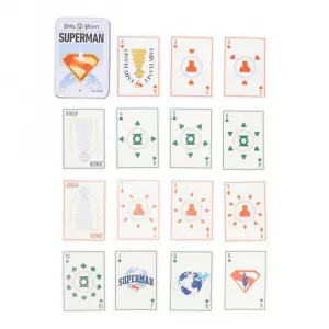 Superman Playing Cards In A Tin