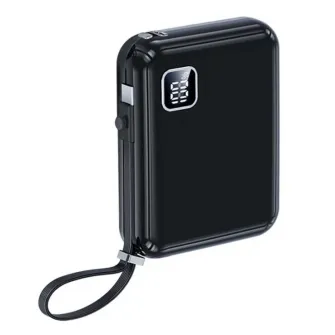 Power bank - REMAX RPP-579 PD20W +QC22.5W Cabled Fast Charging Power Bank 10000mAh