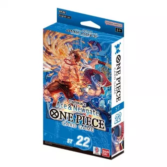 Kolekcionarske kartice - One Piece TCG: Starter Deck - Blue Ace & Newgate (ST-22)