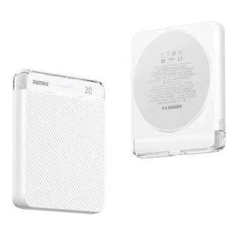 Power bank - REMAX RPP-8 White 20W Magnetic Wireless Charging Power