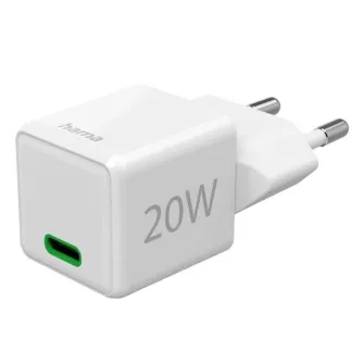 Punjači i adapteri - Hama brzi mini kucni punjac USB-C, PD, 20W beli