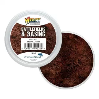 Pribor i oprema za makete - Battlefields & Basing: Brown Lichen (180ml)