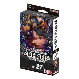 Kolekcionarske kartice - One Piece TCG: Starter Deck - Black Marshall D. Teach (ST-27)