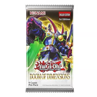 Kolekcionarske kartice - Yu-Gi-Oh! TCG: Doom of Dimensions Booster Pack (Single Pack)