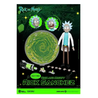 Akcione figure - Rick And Morty - Rick Sanchez Dynamic Action Figure (23 cm)