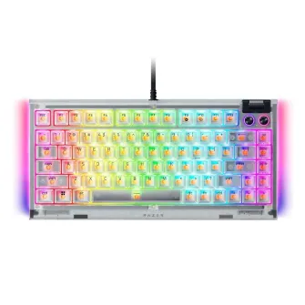 Gejmerske tastature - BlackWidow V4 75% - Hot-swappable Mechanical Gaming Keyboard - Phantom White Edition - US Layout