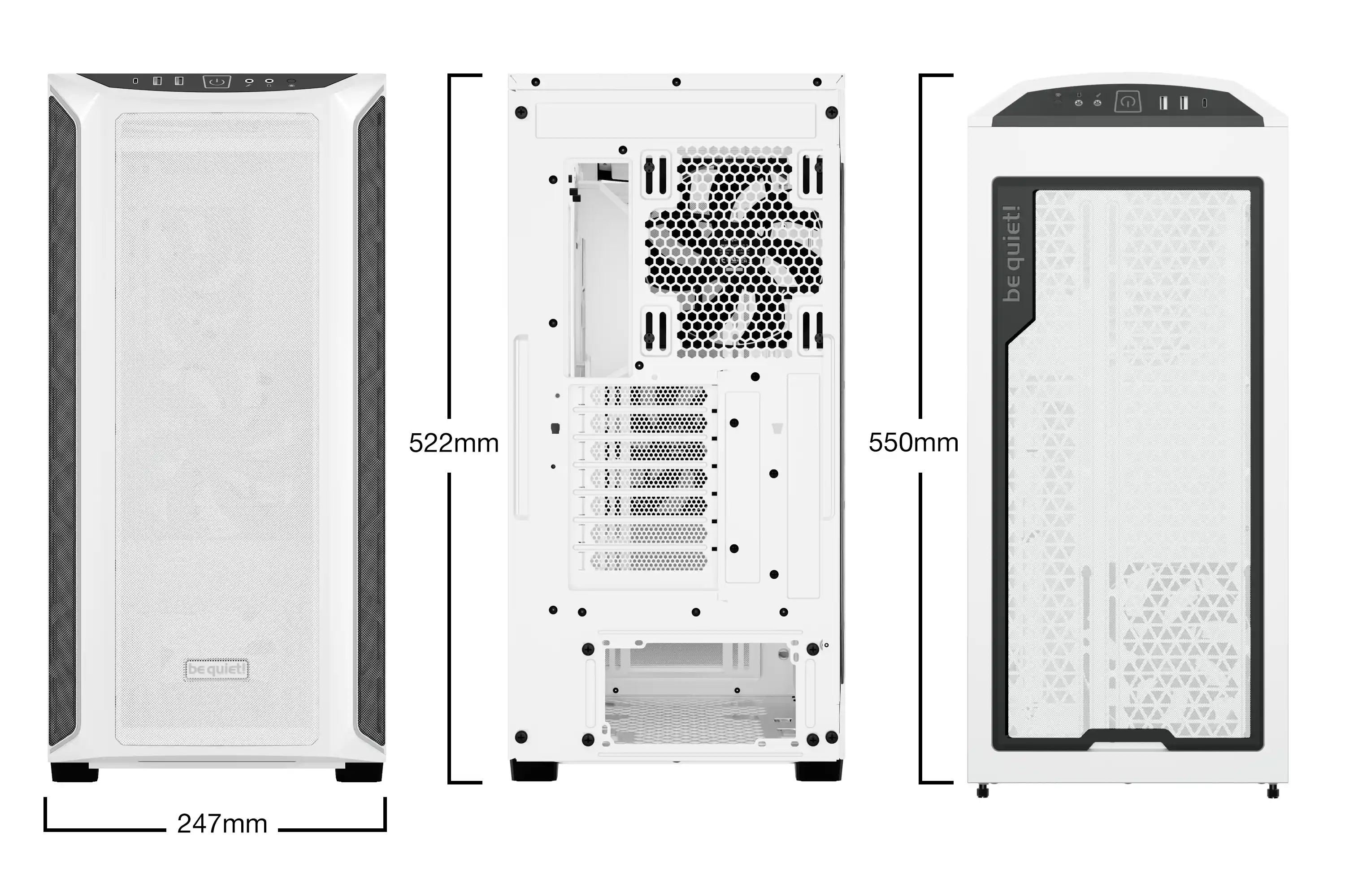 Kućišta - Kućište Be Quiet Shadow Base 800 DX White BGW62