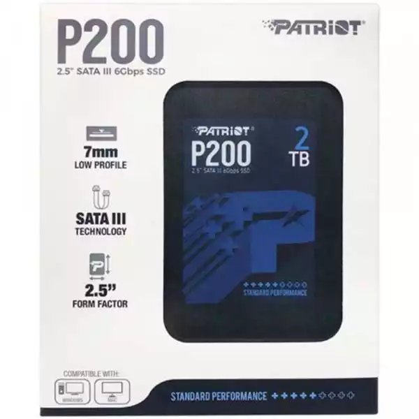 Hard diskovi - SSD 2.5 SATA3 2TB Patriot P210 520MBS/430MBS P210S2TB25