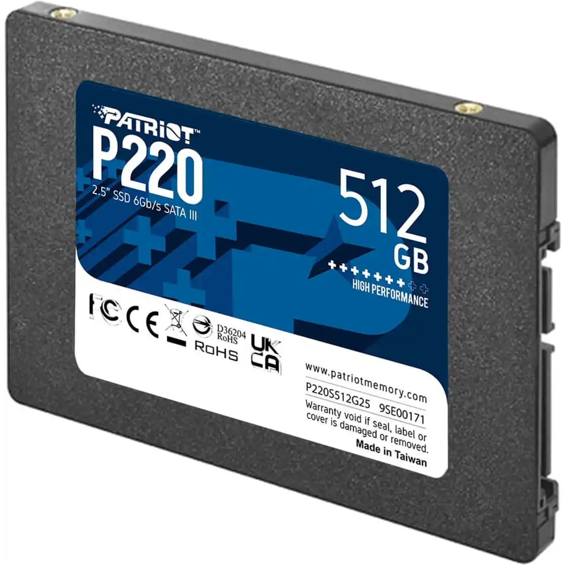 Hard diskovi - SSD 2.5 SATA3 512GB Patriot P220 550MBs/500MBs P220S512G25
