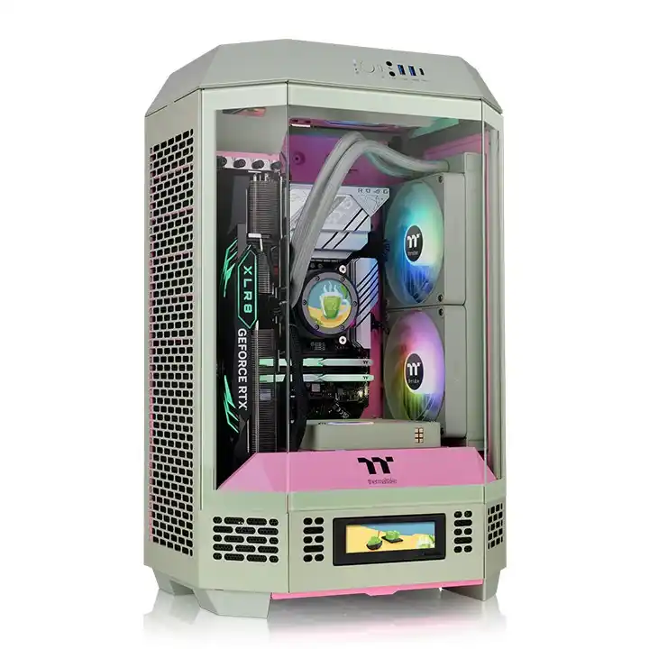 Kućišta - Kućište ThermalTake The Tower 300 Matcha plum