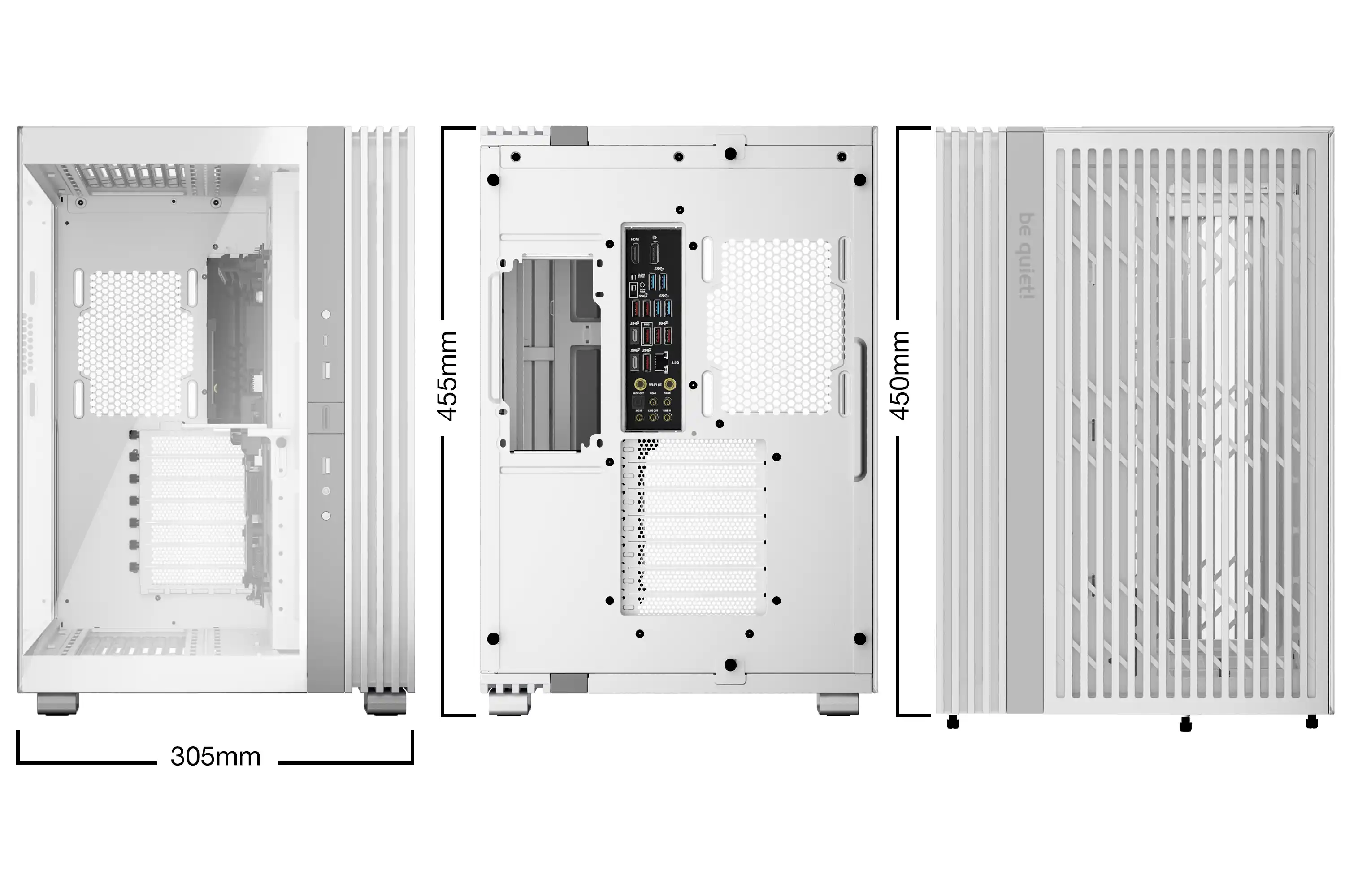 Kućišta - Kućište Be Quiet  Lite Base 600DX White BGW66