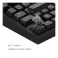 Dark Project ALU Terra Nostra Black - Wired Gaming Keyboard (ANSI/UA)