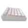 Dark Project ALU Terra Nostra White - Wired Gaming Keyboard (ANSI/UA)