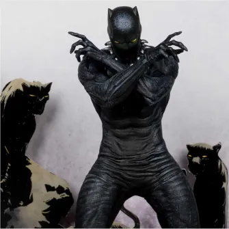 Akcione figure - Marvel Collection - Black Panther (Marvel Knights #4) 1:10TH Statue (WV4)